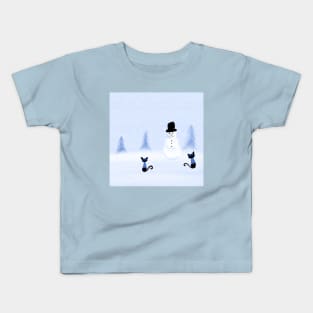 Snowy Day Kids T-Shirt